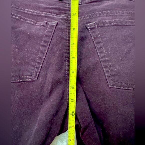 Gloria Vanderbilt Women Jeans Size 8S Burgundy Maroon Purple Slimming Stretch - Picture 7 of 8